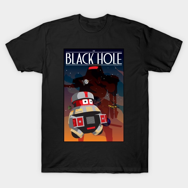 Thru The Black Hole T-Shirt by CuddleswithCatsArt